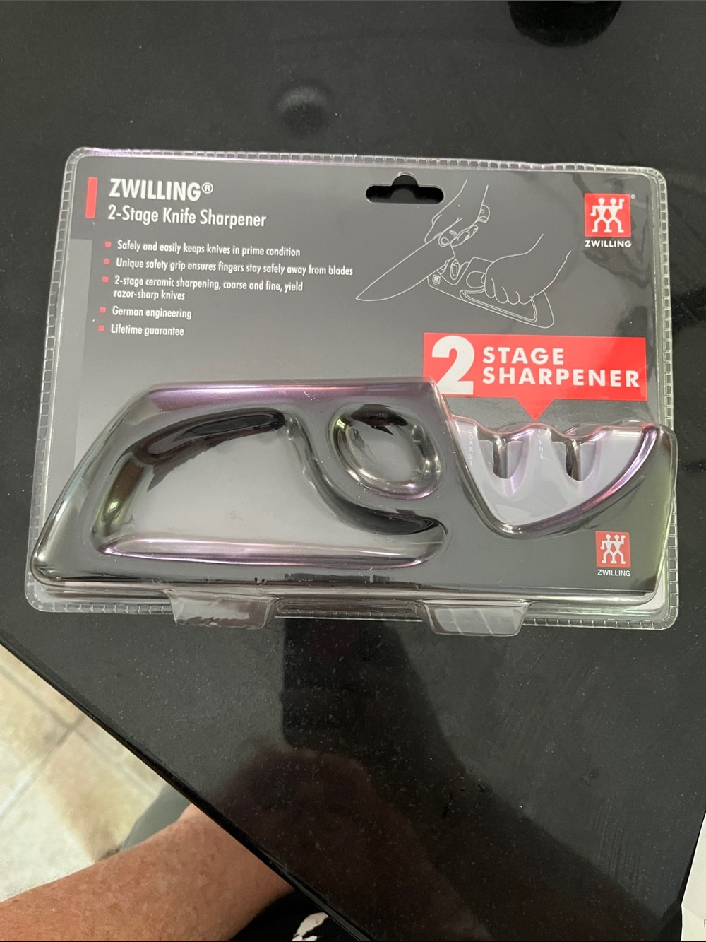 Zwilling two stage knife sharpener